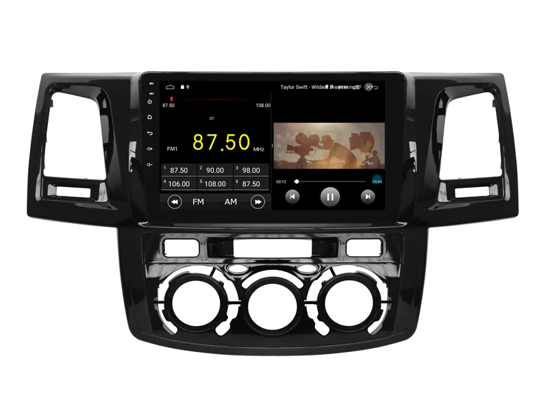 Deluxe Edition автомобильный Android 10 0 плеер для Toyota Hilux Fortuner стерео Мультимедиа навигация