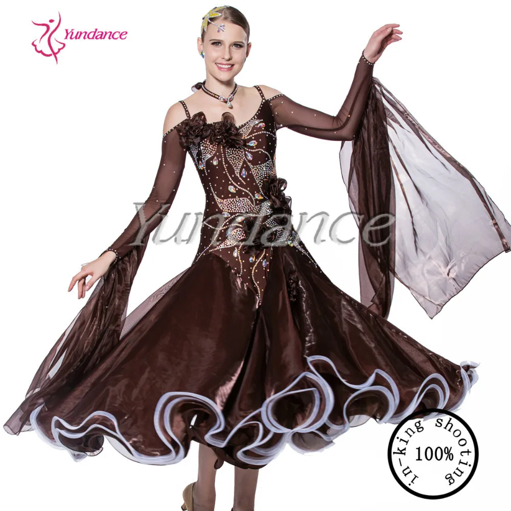 Летнее платье для соревнований, бальных танцев, B-14123