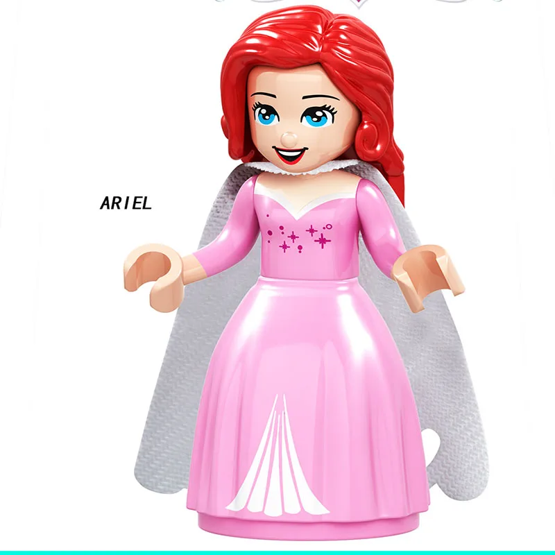 Friends for Girls Figures Cinderella Anna Princess Mermaid beast legoing Building kit BlockS Toys Kits Bricks fairy story girls Friends for Girls Figures Cinderella Anna Princess Mermaid beast legoing Building kit BlockS Toys Kits Bricks fairy story girls