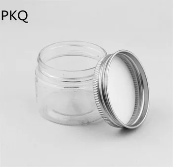 

50pcs Mini Refillable Bottles Cosmetic Empty Jar Acrylic Pot Eyeshadow 40ml/g Makeup Bottle Jar Face Cream Box Container Storage