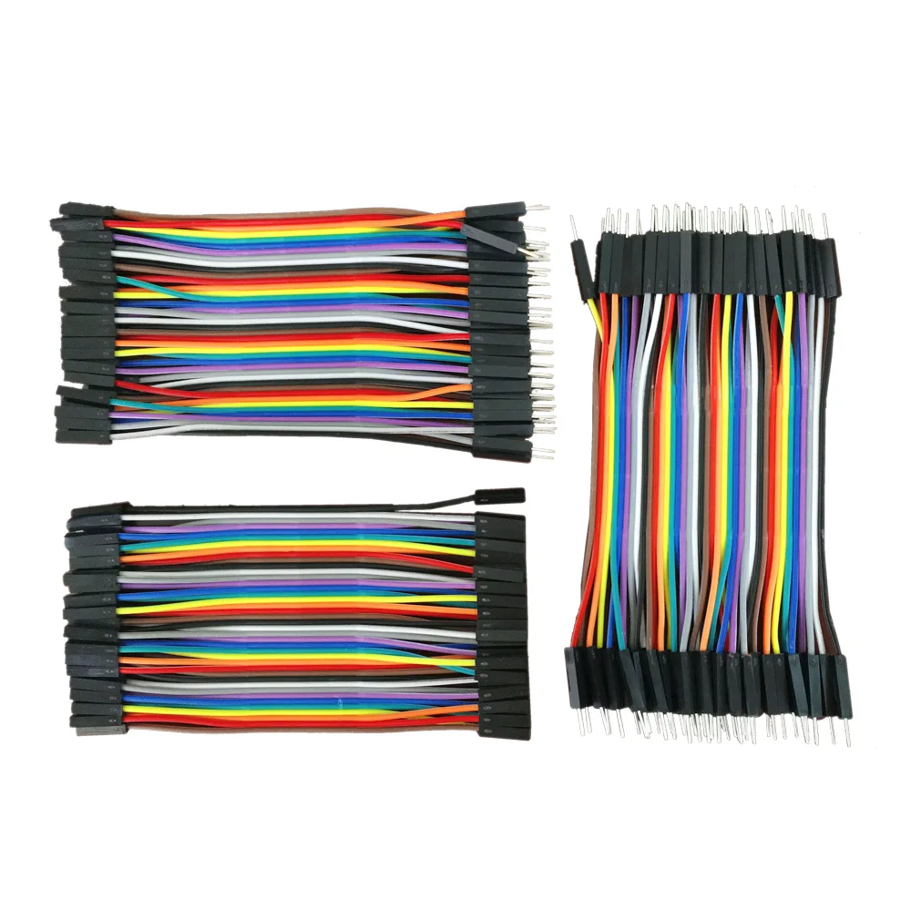 Dupont line 120 шт. 10 см 40 контактный фотоэлемент искусственная перемычка кабель для