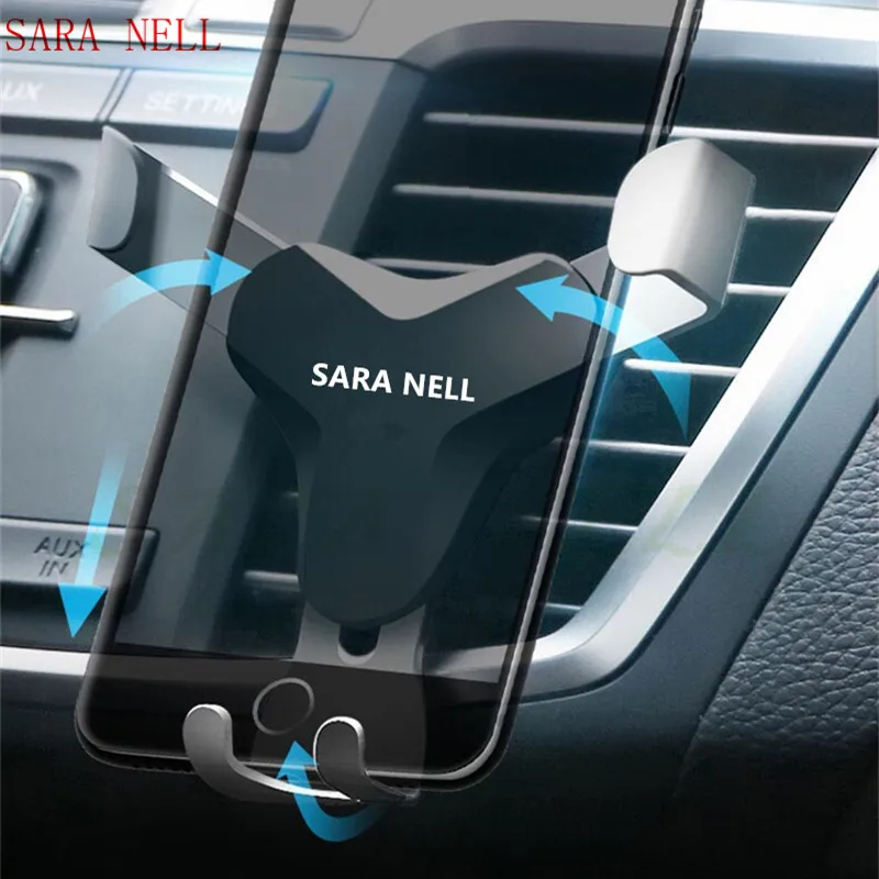 

SARA NELL Car Phone Holder Universal Air Vent Mount Clip Cell Phone Holder In Car No Magnetic Mobile Phone Stand Holder
