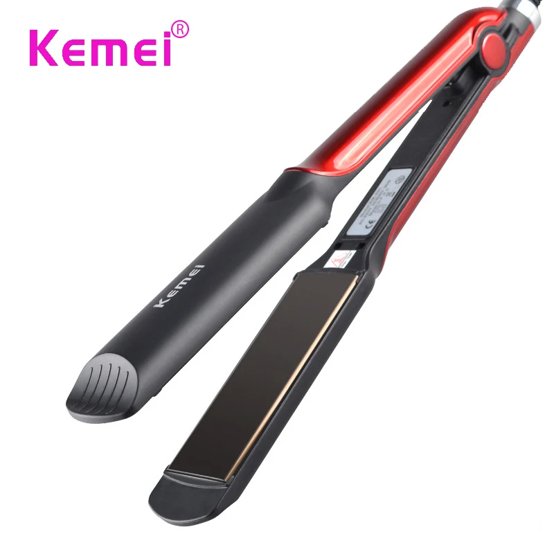 

Kemei KM-531 Professional Hair Straightener Dry Wet Hair Flat Iron Fast Heat Up Temperature Display Tool