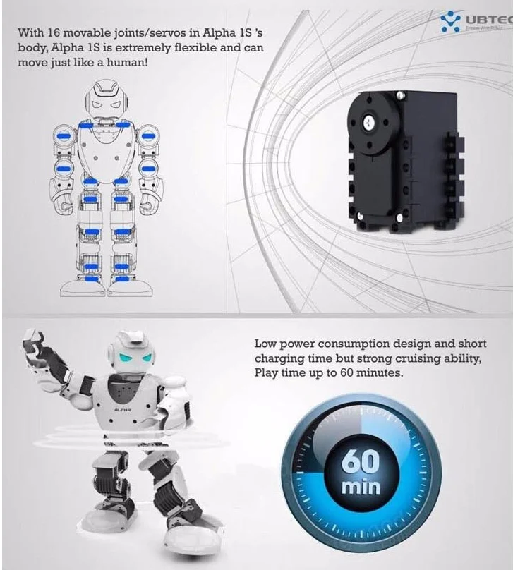 Альфа 1s Завод UBTECH 3D программируемый антропоморфный робот для интеллигентая(ый) жизнь