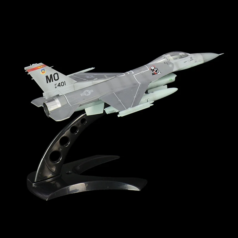 1/72 F-16C боевой самолет Falcon предварительно построенный хобби Коллекционная готовая пластиковая модель самолета