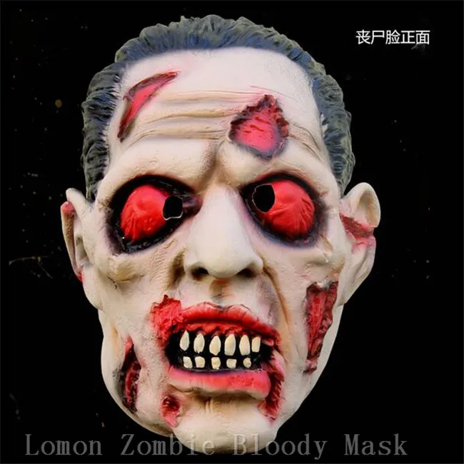 newest type halloween party cosplay bloody zombie mask melting face adult latex costume walking dead halloween scary mask ghost in party masks from home - Bloody Halloween Masks newest type halloween party cosplay bloody zombie mask melting face adult latex costume walking dead halloween scary mask ghost in party masks from home - Bloody Halloween Masks