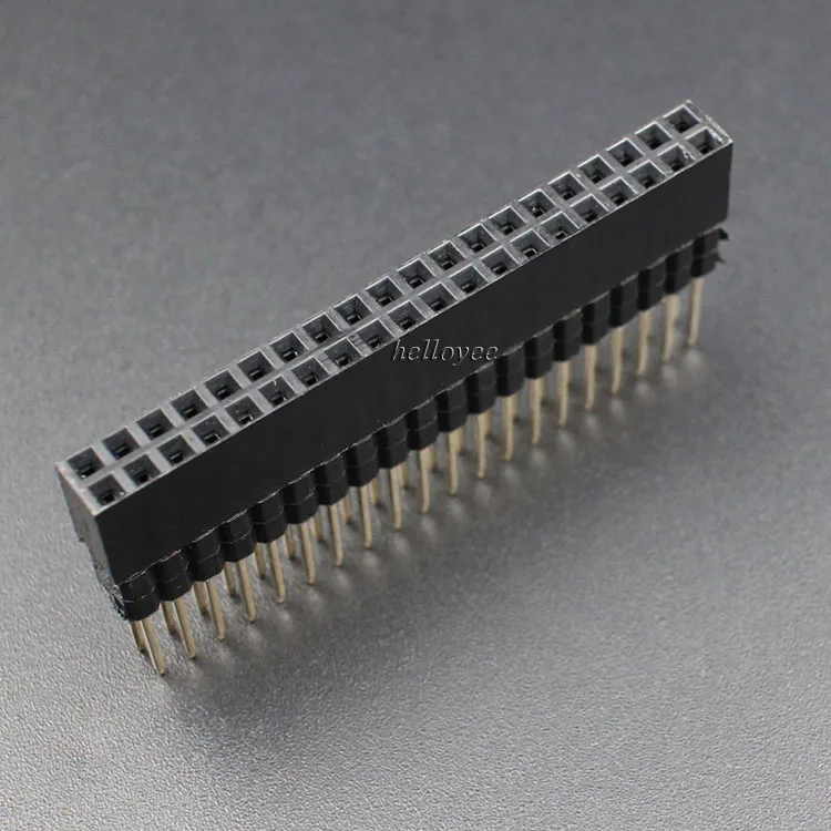 Hellotronics 50 шт./лот 2x20 Pin сверхвысокий штамп 8 5/5 0/10 5 мм для RaspberryPi A + Model B Plus Pi 2 3 4|50