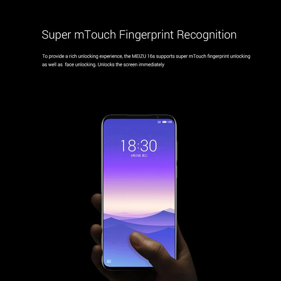 Европейская версия Meizu 16s 4G LTE мобильный телефон 6 ГБ ОЗУ 128 Гб ПЗУ Snapdragon 855
