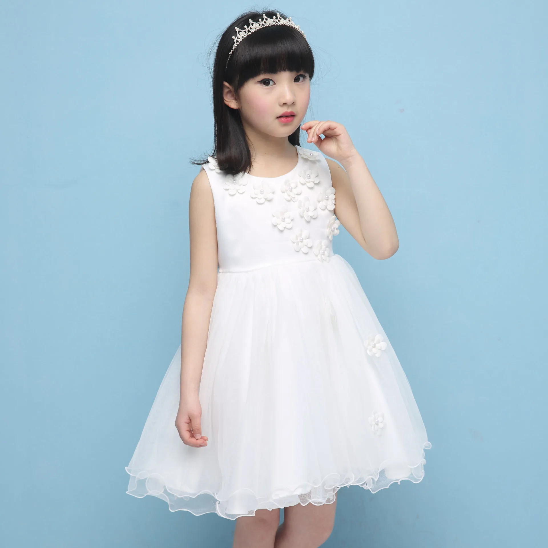 Girls Middleboy Summer 2019 Hanyang Style Princess Skirt Screen Group Dresses Girls Middleboy Summer 2019 Hanyang Style Princess Skirt Screen Group Dresses
