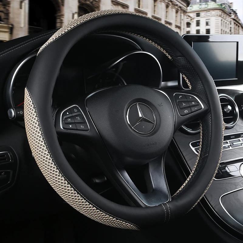 Новинка 2017 кожаная строчка ручной работы для Mercedes Benz B180 E200 E350 S350 S600|car steering wheel