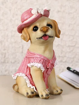 

Fashion Piggy Bank Cute Dog Cartoon Saving Tank Creative Birthday Gift Girls Girlfriends Boys Children's Figurines Miniatures