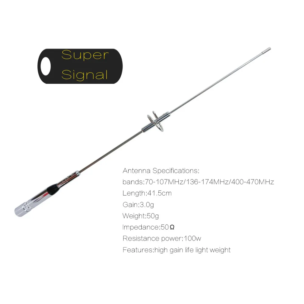 New NL-770S UHF//VHF 144//430MHz 150W Car Radio Mobile Station Antenna 2.15//3.0dBi