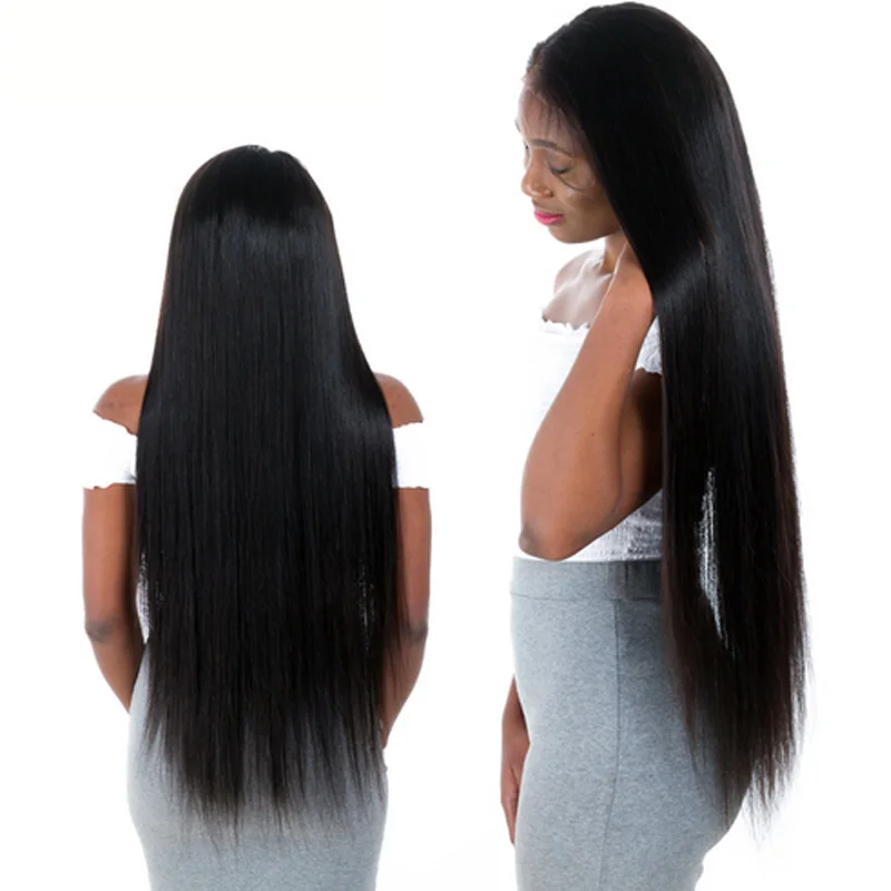 LUFFYHAIR 5*5 실크베이스 전체 레이스 인간의 머리 가발 머리카락 미리 뽑아 브라질 버진 헤어 실크 탑 레이스 가발 여성을위한