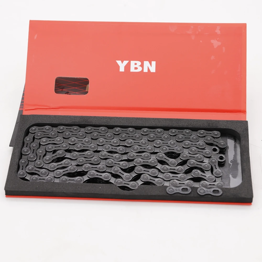 YBN X11SL 11 speed 116L черная DLC велосипедная цепь