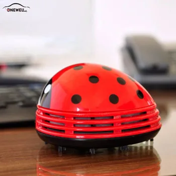 

ONEWELL 3 Color Beetle Shaped Portable Corner Desk Table Top Vacuum Cleaner Mini Cute Vacuum Cleaner Car Styling