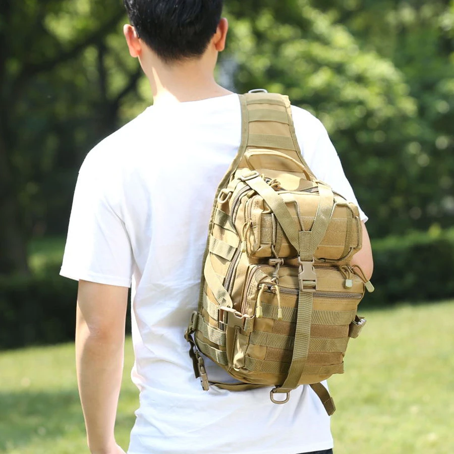 Large Capacity Shoulder Bag Outdoor Military Tactical Backpack MOLLE Army Climbing Camping Hunting Fishing Hiking Bag Sport