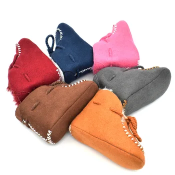 

Winter New Boys and Girls Handmade line Baby cotton Boots Baby thick Cotton Shoes 0-1 Years old Snow Boots