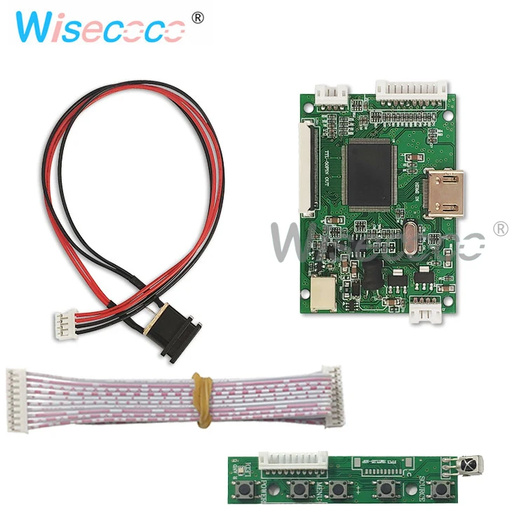 Tela Lcd de Alta Resolução com Placa de Controle Tft Lcd Ttl Pol At080tn52 V.1 800x600 50pin - Imagem 3