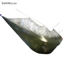 Outdoors Amaca Camping Lightweight Portable With Bug Free Netting Great For Travel Beach Yard Mosquito Net Hammock Mobilya