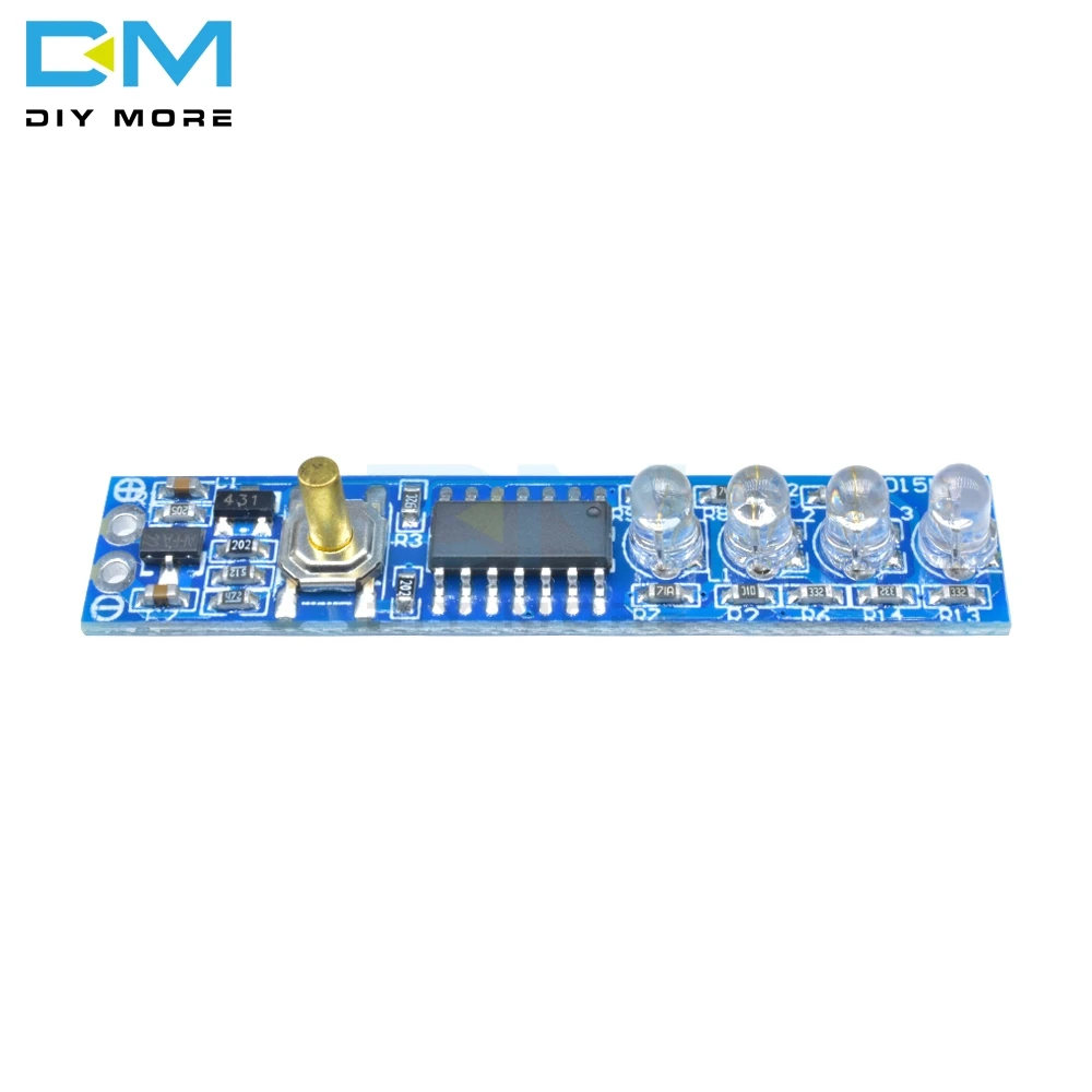 Светодиодный индикатор емкости литиевой батареи 1S/2S/3S/1/3/4 шт. светодиодный уровня