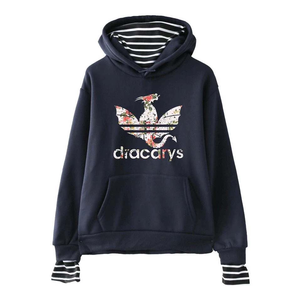 Game Of Thrones Kpop Dracarys Women Fake Two Piece Hoodie Hoody Hot 2019 Winter Winter Sweatshirt Women's Harajuku Hoodies 2XL Game Of Thrones Kpop Dracarys Women Fake Two Piece Hoodie Hoody Hot 2019 Winter Winter Sweatshirt Women's Harajuku Hoodies 2XL