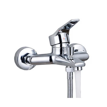

Bathtub Shower Faucet Copper Concealed Shower Mixer Valve Control Switch Taps In-wall Bathroom Triple Faucet With Water Outlet