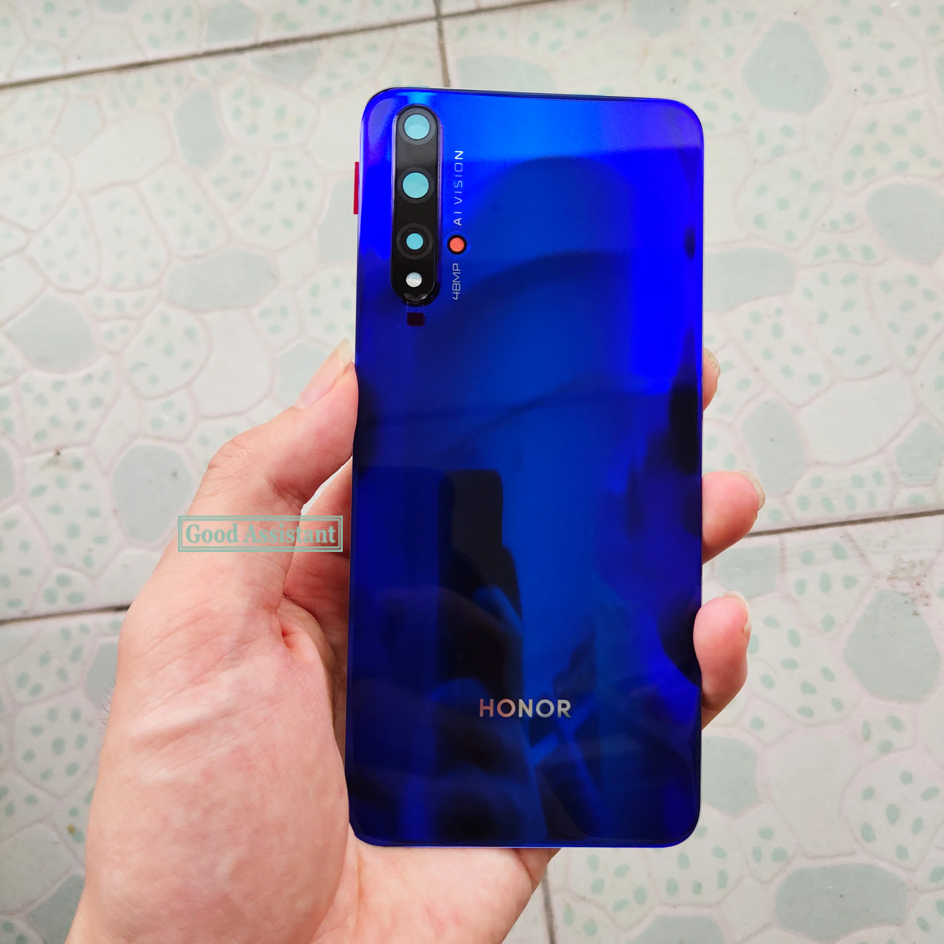 6,3 дюймов, черный/синий/белый, новинка, для huawei Honor 20, задняя крышка, крышка батареи, корпус, чехол, заднее стекло, запасные части