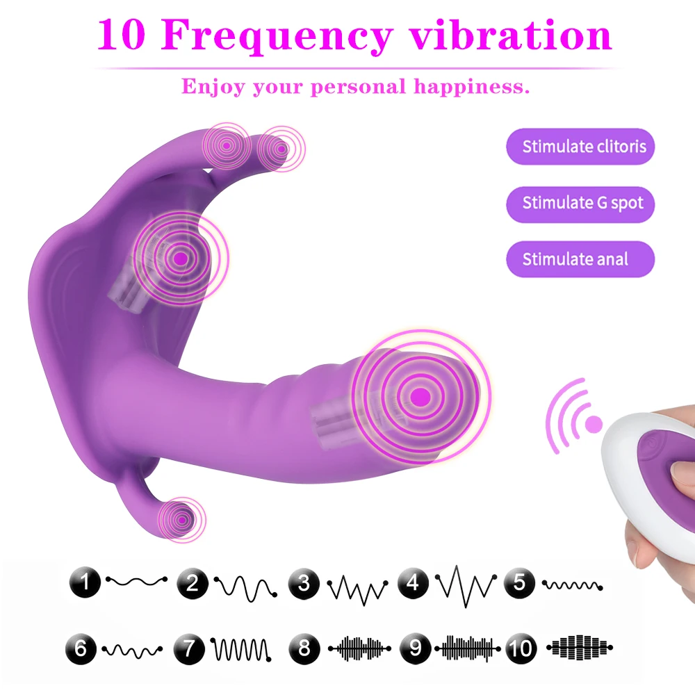 Wear Dildo Vibrator Sex Toy for Women Orgasm Masturbator G Spot Clit Stimulate Remote Control Panties Vibrators Adult Sex Toys 2