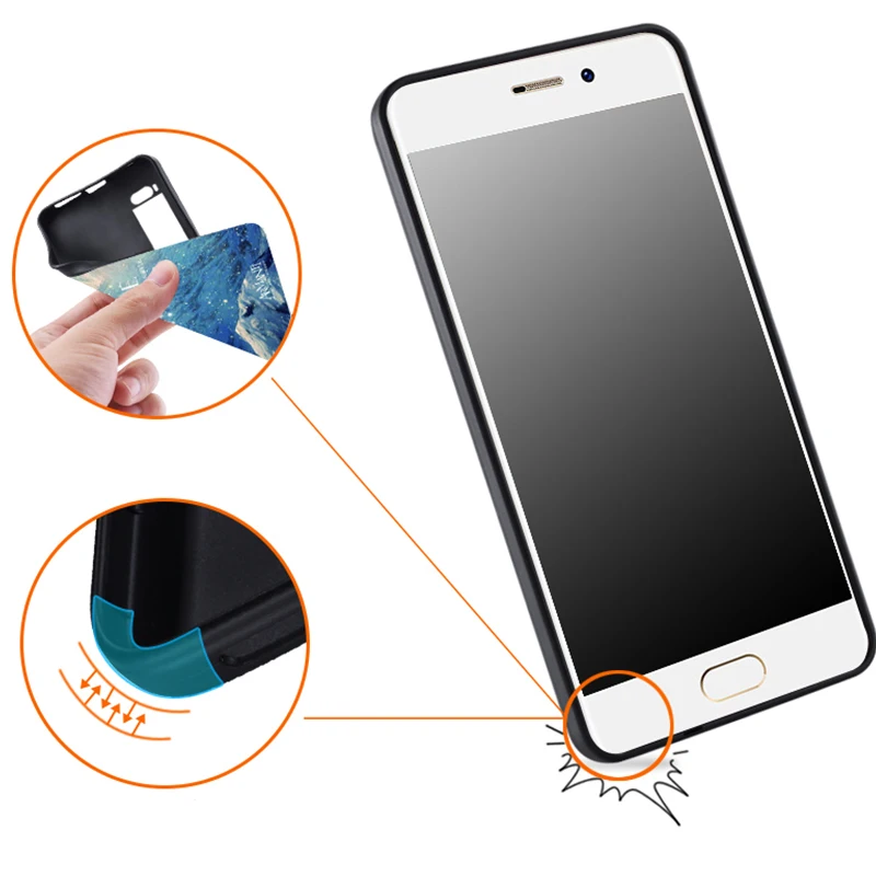 Meizu pro 7 plus Case Original Cover for Meizu pro 7 plus Case bag Cover Skin Wolf Fish Skull pro7 plus Fundas 100% BiNFUL 6