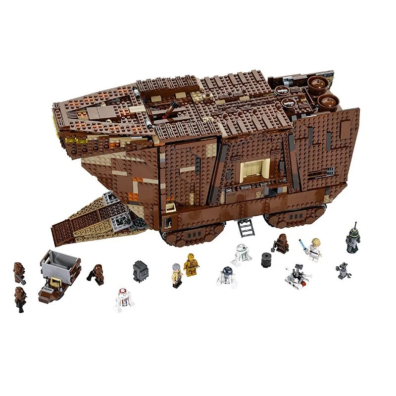 

lepin sandcrawler lepin star wars 05038 Awakens Sandcrawler Model Building Kit Blocks Brick Compatible legoinglys 75059