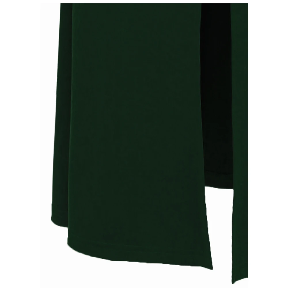 Angel-Fashion женское вечернее с вырезом «Лодочка» Платья Длинные Цветочные оборки вечерние платья Зеленый 434