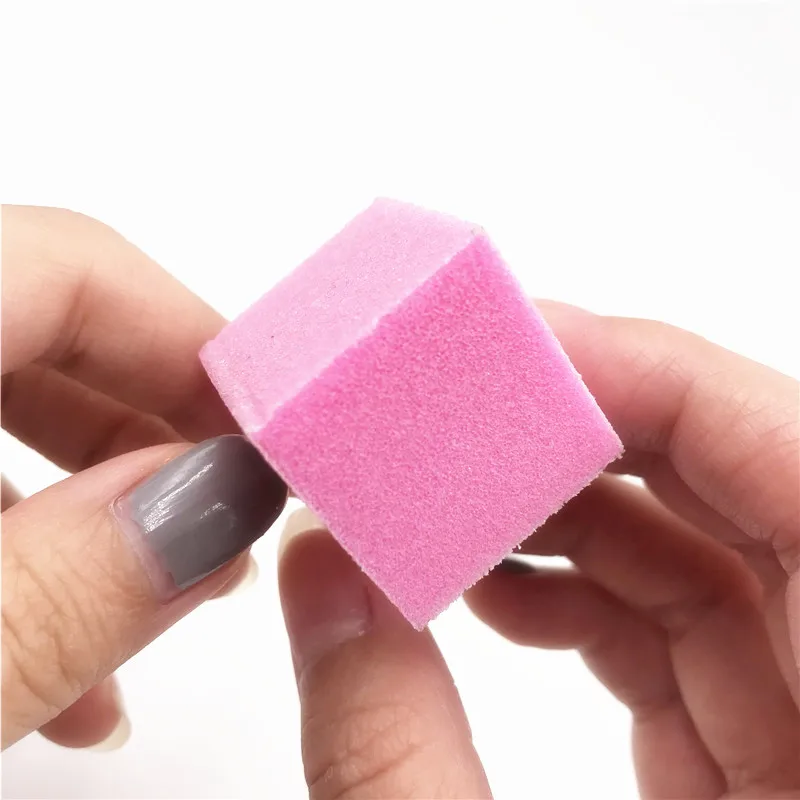 1 пакет красочная шлифовальная губка для ногтей полировальные файлы Шлифовальные инструменты для дизайна ногтей мини нерегулярные для УФ-гель-лака пилка для ногтей DIY