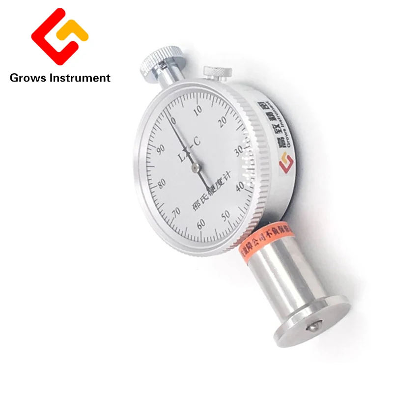 LX C High Accuracy Shore Rubber Durometer Hardness Tester Silica Gel Plastic Hardness Testers
