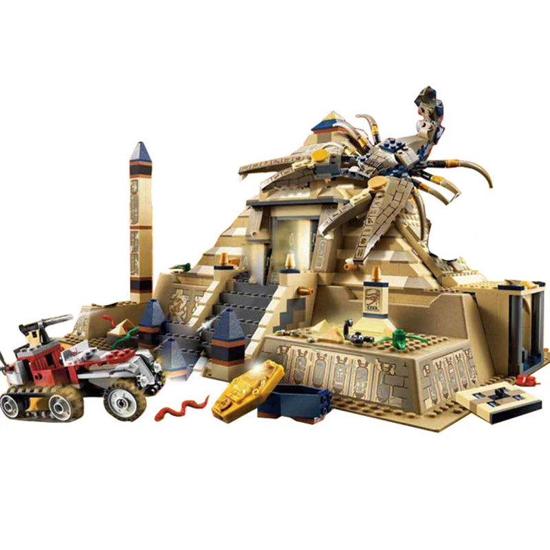 Scorpion Pyramid Compatible with Legoings Egypt Pharaoh Building Blocks Bricks Toys Model Gifts 