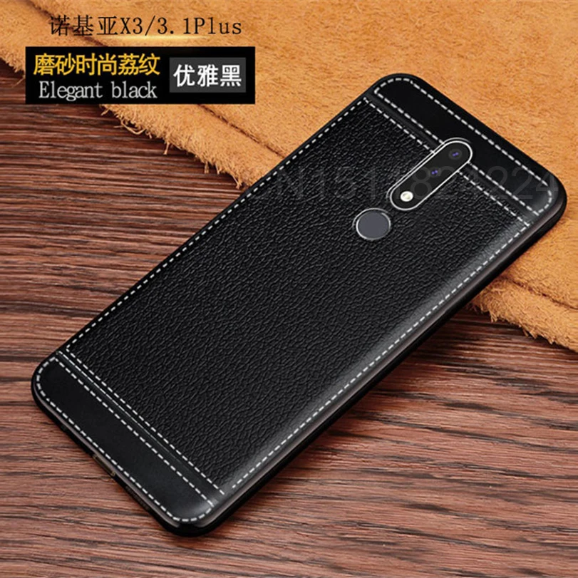 Case For Nokia 3.1 Plus Pattern PU Leather Soft TPU Silicone Back Cover Cases For Nokia X3 Fundas TA-1104 TA-1117 (8)
