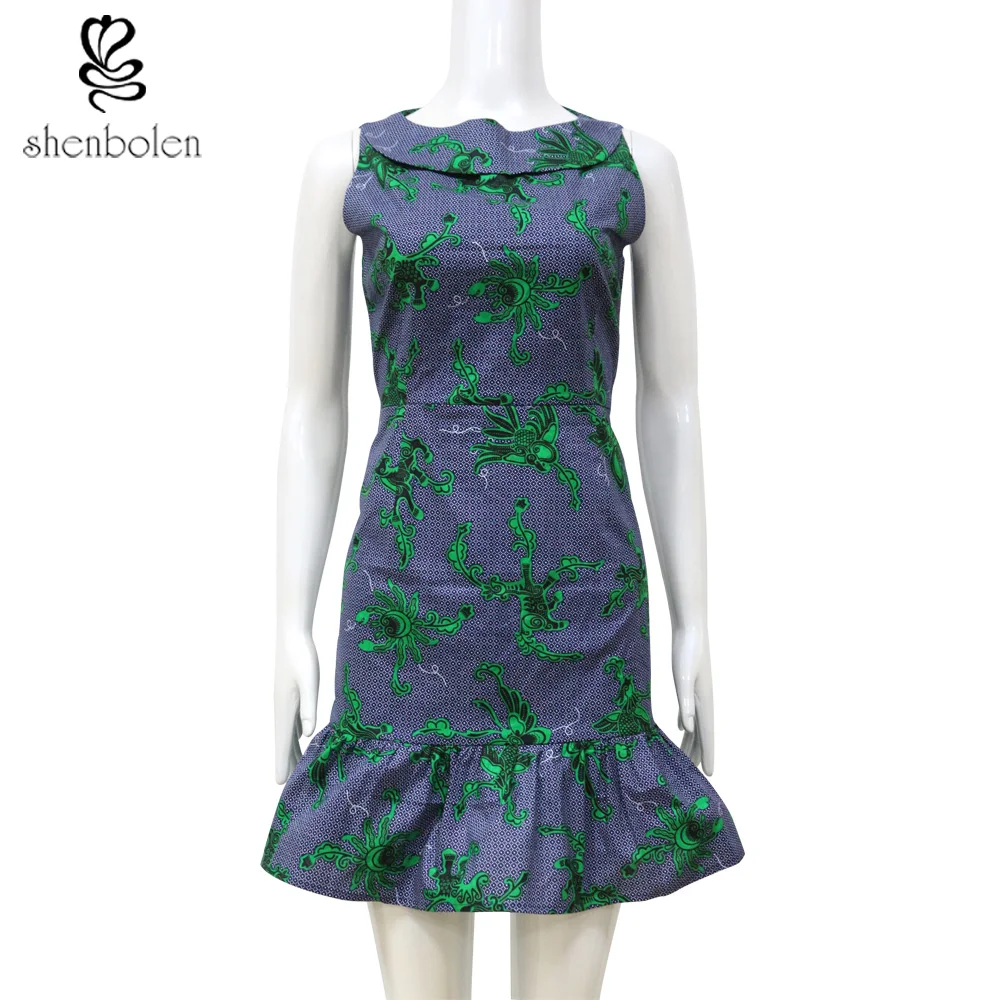 2017 new summer dresses for fishtail dress batik wax prints sleeveless dressankara 2017 new summer dresses for fishtail dress batik wax prints sleeveless dressankara