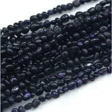 Сине-золотой камень небольшой самородок свободной формы бусины подходят ювелирные изделия 1" 03957