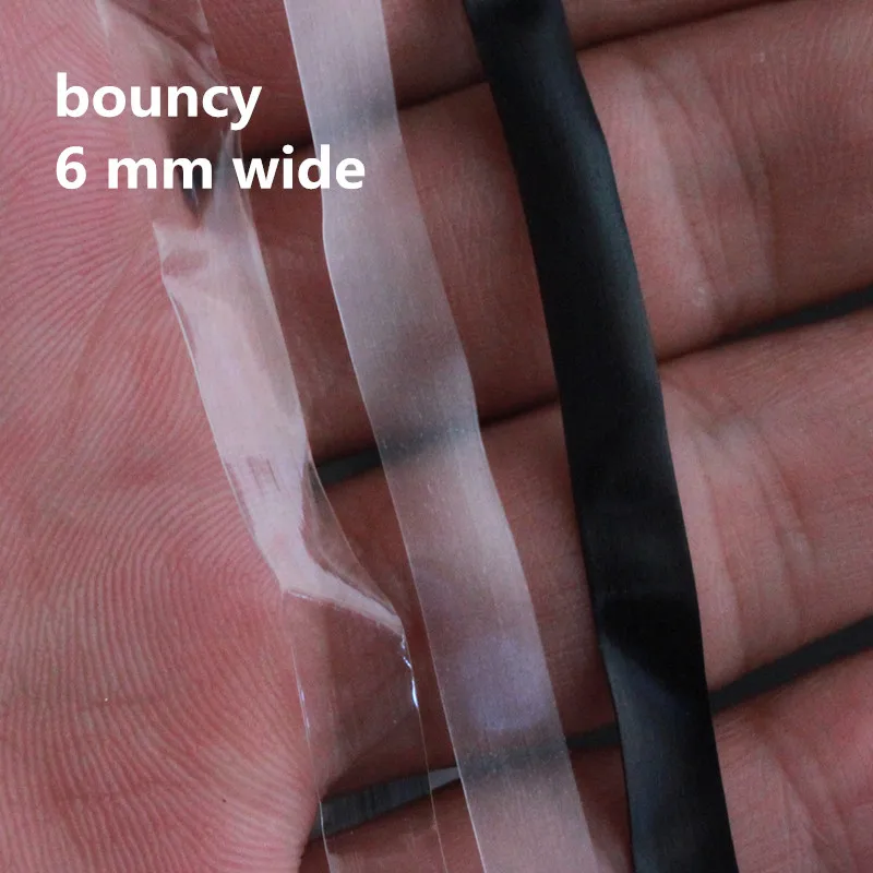 3 colors 6 m/pack Scud Back Super Stretch Rubber Thin Film for Nymph Shrimp Pawn Fly Fishing Lure Backing Nymph Tying Material