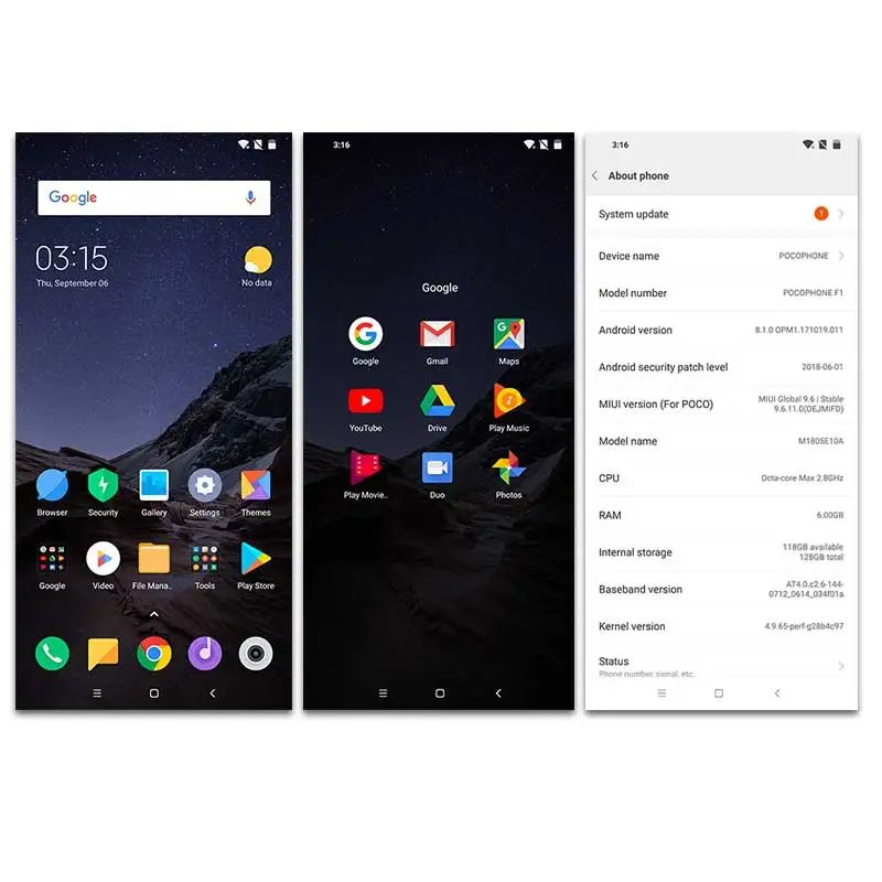 Оригинальный Xiaomi POCOPHONE F1 Snapdragon 845 6GB 128GB 6 18 &quotполный экран 20 МП фронтальная камера