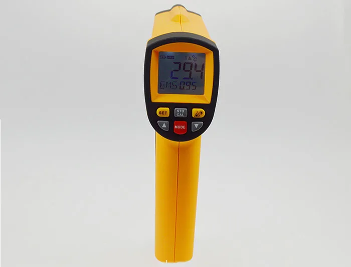 

LCD backlight Infrared Digital Thermometer -50~1150 Celsius C/F switch Temperature Meter Data hold