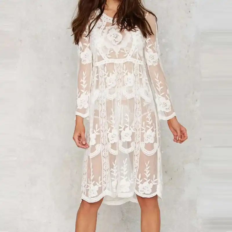 transparent summer dress
