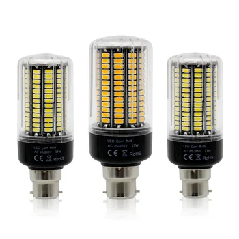 

No Flicker 3W 5W 7W 9W 12W 15W B22 LED Lamp 5736 SMD 156 LEDs Corn Light Bulb AC 85-265V Replace 30W -150W Incandescent