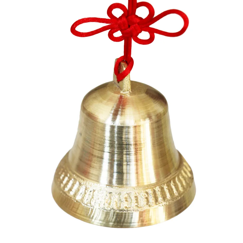 brass polished home decoration copper bell door wind chime ornaments