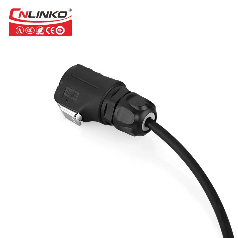 Cnlinko Multi-core 2 3 4 5 9 Pin M16 Series Plastic DC Volt 5-10A Waterproof Power Connector For Household Industrial Equipment