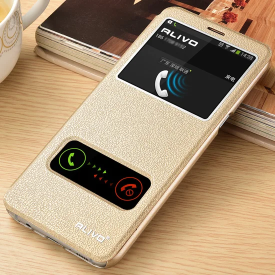 

ALIVO For Samsung Galaxy S8 Case Luxury View Window Leather Protector Flip Cover Case For Samsung Galaxy S8 5.8" Phone