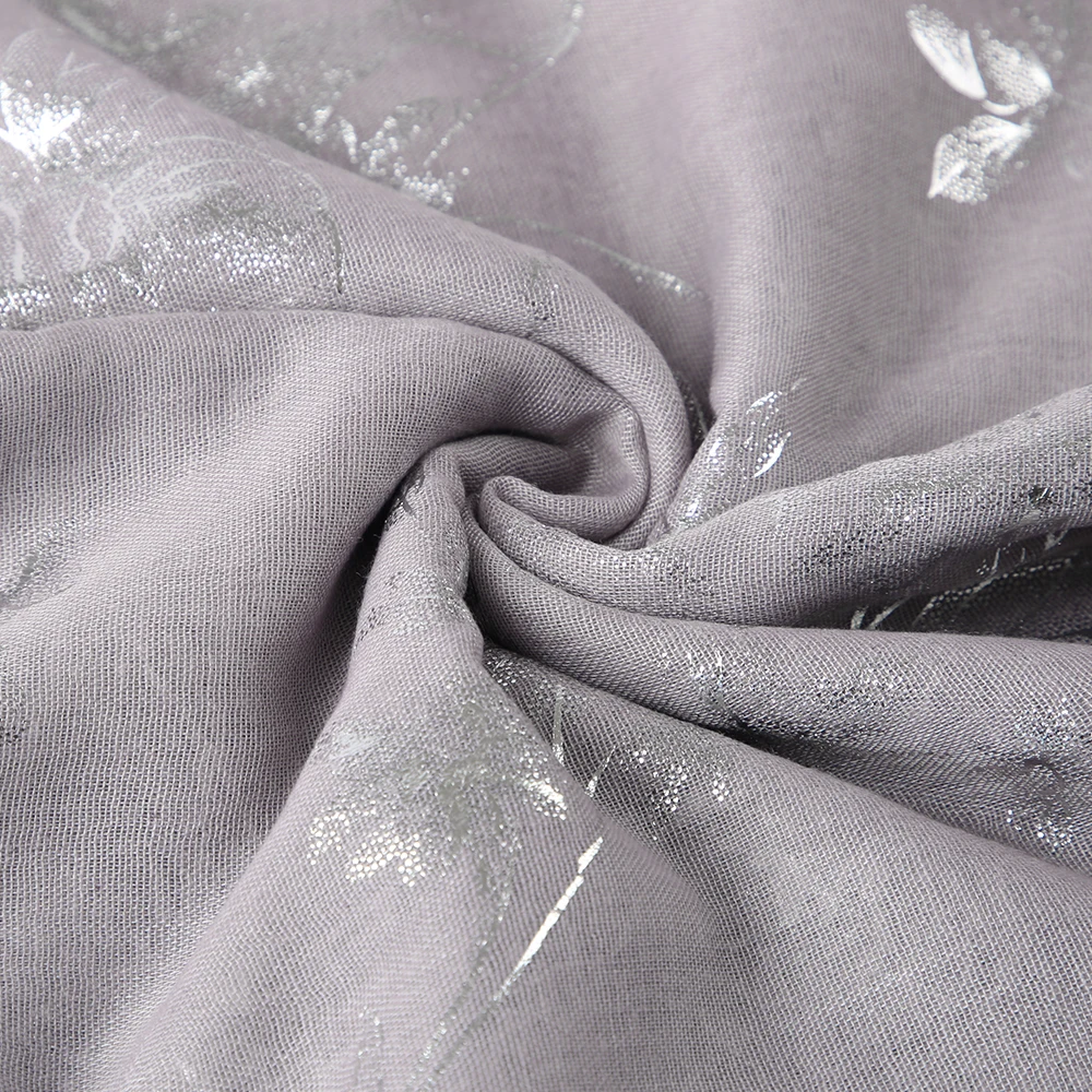 FOXMOTHER Дизайн Зимняя блестящая розовая серая лента из фольги шарфы с цветочным принтом петля снуд обертывание Echarpe Bufanda шаль с цветочным рисунком шарф женский