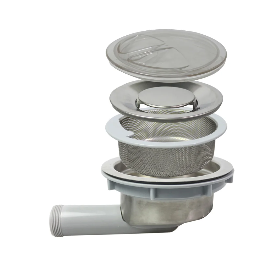  Talea 185mm Trap Sink Strainer with overflow Basin Drain Hose Laundry Sink Waste Kit Sink Strainer  - 32860071627