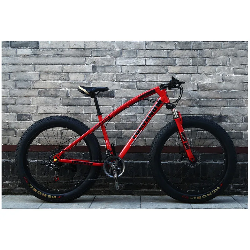 Excellent Men and Women 27 Speed Student Snow Bike 40 Knife Adult Modeshan 20 Inches Coarse and Wide Tire Variable Speed Disc Brake Dampin 2