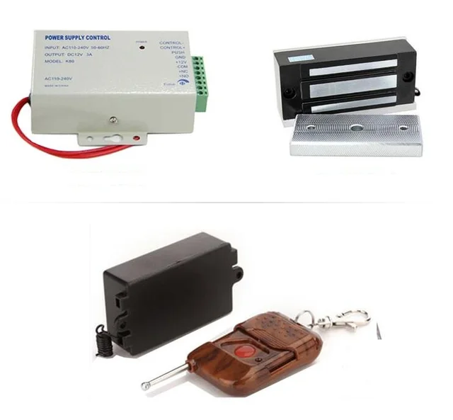 60kg Cabinet 12v Door Electric Magnetic Lock With Supply 60kg Cabinet 12v Door Electric Magnetic Lock With Supply Remote Controller Push On For Rfid