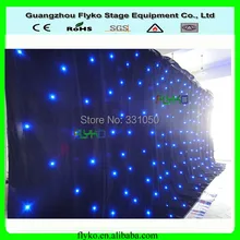 6 м на 8 м хороший эффект покрывало со светодиодными лампами фон